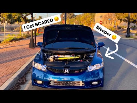 K24 Supercharged Civic Si Is Scary Fast…