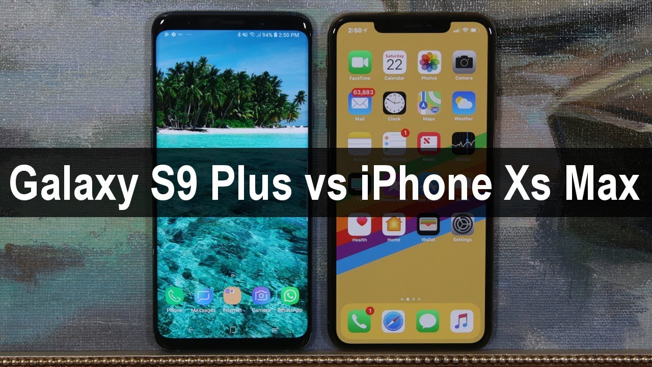 Galaxy S9+ Plus vs iPhone Xs Max - Full Comparison