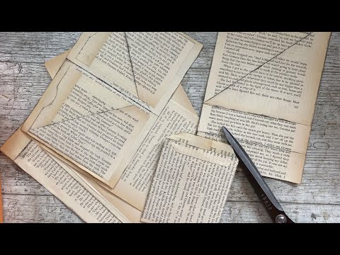 Creating ephemera from book-pages #wholebookchallenge#junkjournalideas #junkjournal