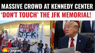Don't Lay A Finger On JFK Memorial | Crowd Rallies To Defend Beloved Kennedy Cen