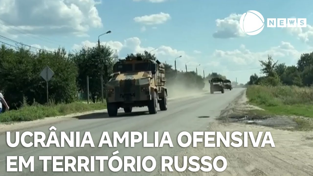 Ucrânia amplia ofensiva em território russo