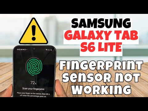 How to Fix Fingerprint Scanner Not Working Samsung Galaxy Tab S6 Lite