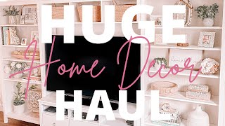 HUGE HOME DECOR HAUL 2021!Amazon, Homegoods & More! Light, Natural & Boho Aesthetic