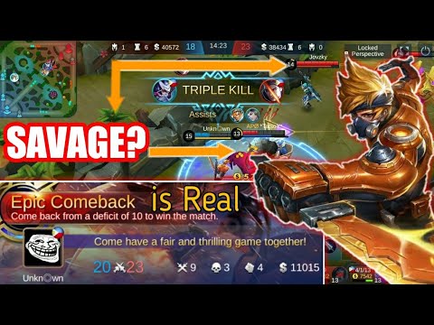 Epic Comeback is REAL! | Hayabusa Fight Back | Mobile Legends