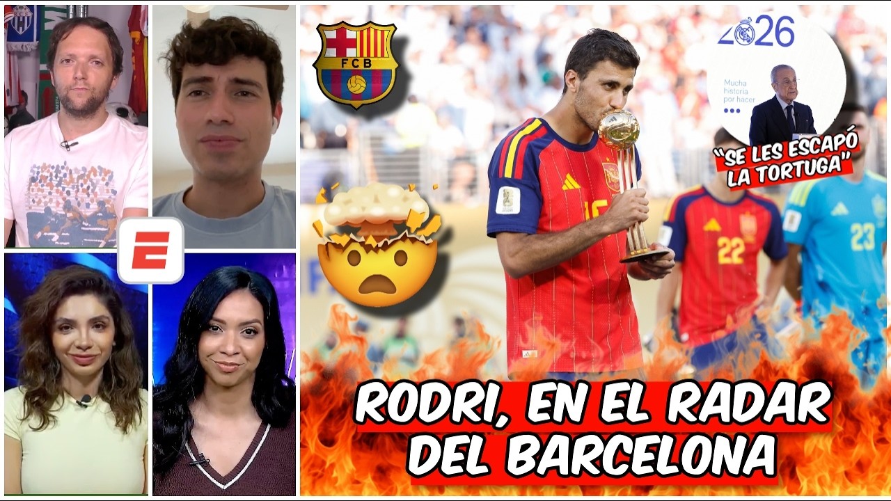 RODRI al BARCELONA podría ser una REALIDAD. El CAMPEÓN quiere JUGAR bajo HANSI FLICK | Exclusivos