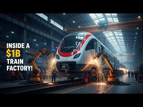 Inside the World’s Billion-Dollar Train Factory 🚆 | Shocking Passenger Train Manufacturing Process