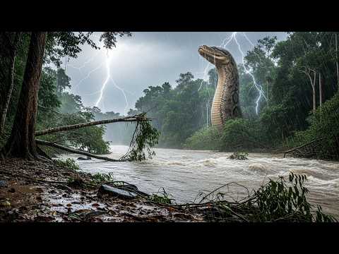 Part 50 - A Girl Alone Surviving In The Forest | Surviving Through Floodstorms and Landslides