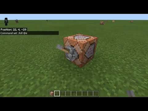 Minecraft-Simple commands using the command block