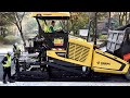 Amazing Korean Road Construction Process New Asphalt Driveway Machinery Technology
