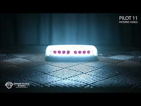 Pilot 11 TIR LED Mini Light Bar Patterns