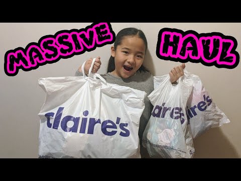 MASSIVE Claire's Haul | Buying EVERYTHING Clearance