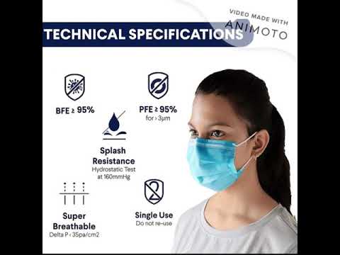 Z plus c-cure hospital disposable face mask, for surgical, 3