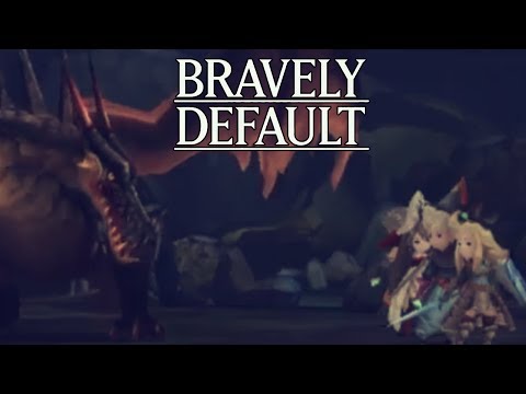 Let's Play Bravely Default Part 16 Dragon Boss Battle - Gameplay Walkthrough