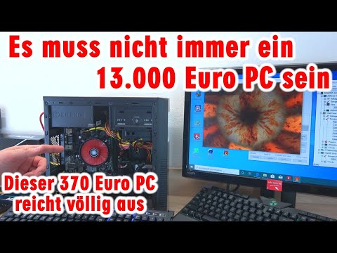 Es muss nicht immer ein 13.000 Euro PC sein ๐ฃ dieser PC reicht völlig aus