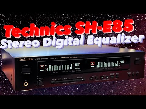 Technics SH-E85 🌈RaRe🌈 Vintage Stereo Graphic Digital Equalizer image 8