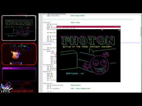 Lesson Photon7 - SAM Coupe - ASM PSET and POINT for Pixel Plotting