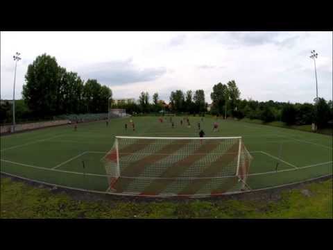 Żak Wrocław - FC Domingos Liverpool 2:7 (full match, back view HD)