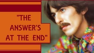 &quot;The Answer&#39;s At The End&quot; ❤ GEORGE HARRISON ॐ 1975