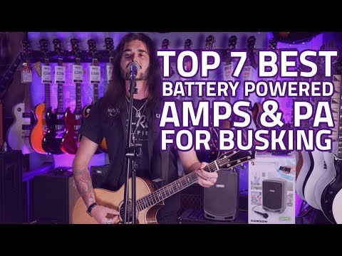 Best Busking Gear: 7 Best Battery-Powered Amps & Portable PA