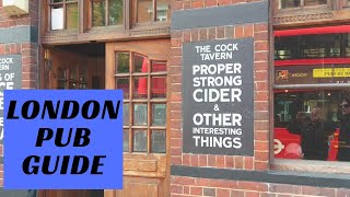 London Pub Guide. The Cock Tavern. One of the best pubs in London. Vlog #16