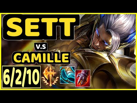 SETT vs CAMILLE - 6/2/10 KDA TOP GAMEPLAY - EUW Ranked GRANDMASTER