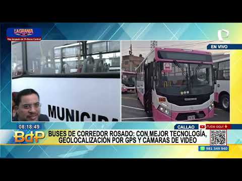 Buses de Corredor Rosado: con mejor tecnología, geolocalización por GPS y cámaras de video