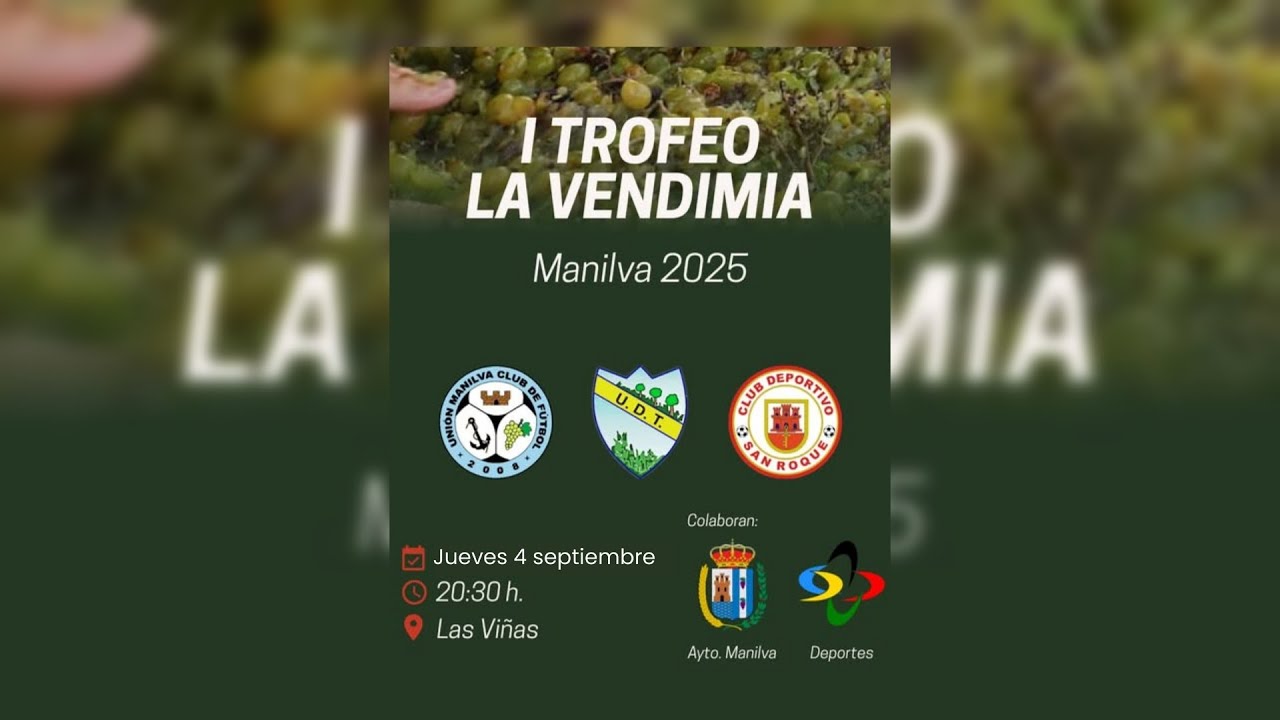 Este jueves celebramos el I Trofeo La Vendimia de fútbol