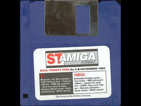 Amiga Floppy Disk Loader ST Amiga Format Magazine ST Amiga Format # 005 Disk 5 1988