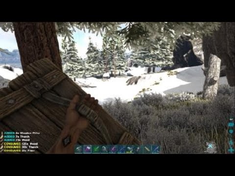 ARK Ragnarok taming a Yutyrannus!