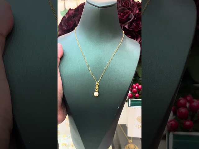 عقد لؤلؤ ذهب عيار 21