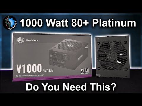 Cooler Master V1000 — 80+ Platinum 1000w PSU — Do You Need This?