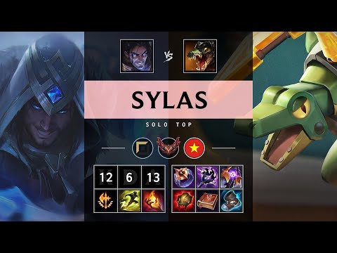 Sylas Top vs Renekton: Killing spree - VN Grandmaster Patch 25.S1.2