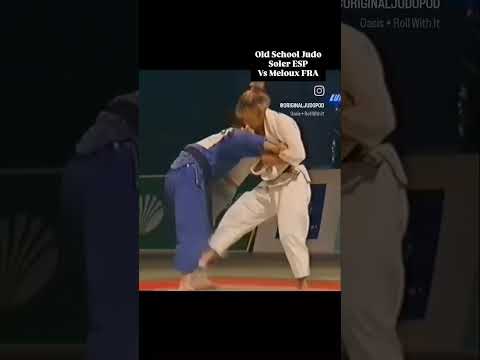 Old School Judo Soler ESP Vs Meloux FRA Europeans 1995 -48kg #judo #oldschooljudo