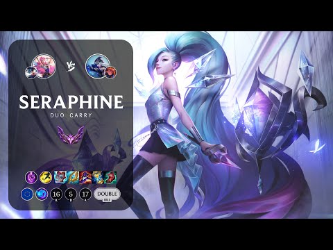 Seraphine Carry vs Ashe - EUW Master Patch 13.13