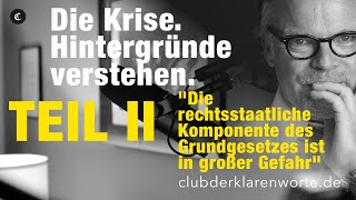 Klartext. Der Rechtsstaat in der Krise. Hintergründe mit Rechtswissenschaftler Prof. Martin Schwab Video-Thumbnail von YouTube
