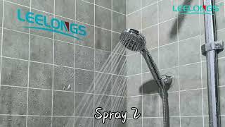 2877 Turn it into the best part of your day! The 9-Setting Handheld Shower is designed for YOU