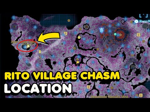 How To Get To The Abandoned Hebra Mine In Zelda Tears of The Kingdom (Rito Village Chasm Location)