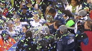 XLVIII Super Bowl; Awards Ceremony, Paul Allen & Pete Carroll