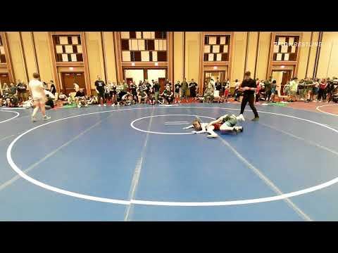 98 Lbs Rr Rnd 4 - Emmitt Henley, Virginia Team Predator Wrestling Club Vs Frank Leanza, Lancaster