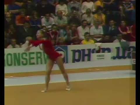 Lyudmila Turishcheva URS - 1974 Worlds Team Finals Floor Exercise