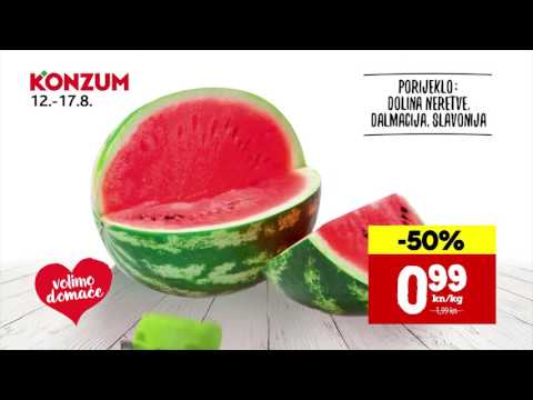 Konzum Vikend akcija do 14.8.