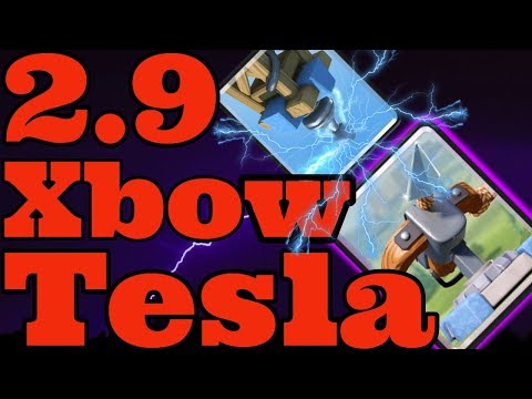 2.9 🏹Xbow Tesla⚡ Cycle: A Timeless Classic Clash Royale Control Deck