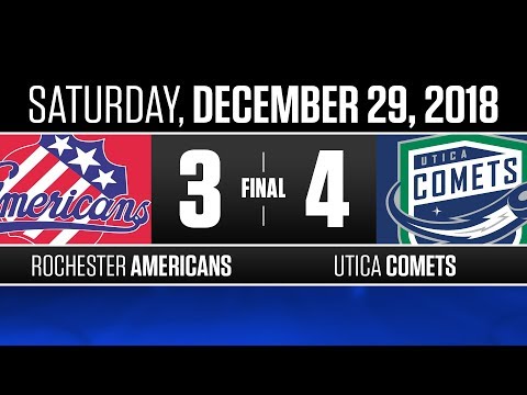 Americans vs. Comets | Dec. 29, 2018