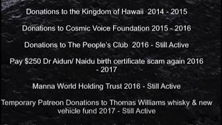 Thomas Williams and the Big Cosmic Voice fallout