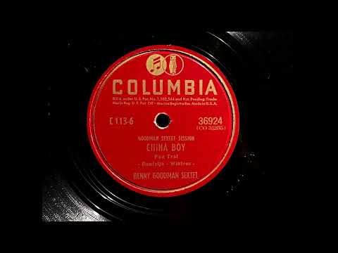 1945 BENNY GOODMAN SEXTET - China Boy COLUMBIA 10" 36924