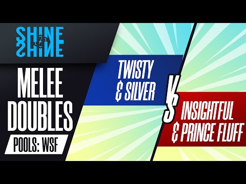 Twisty/Silver vs Insightful/Prince Fluff - Pool A1: Melee Doubles - Shine 2022