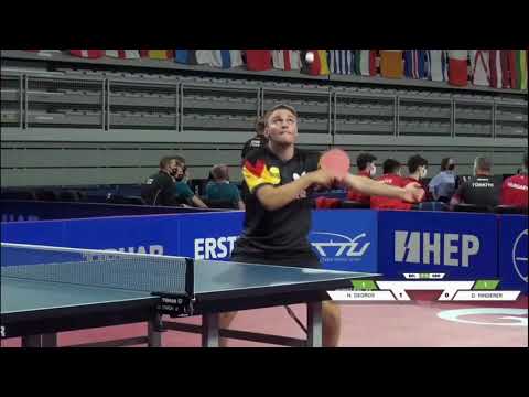 Daniel Rinderer (GER) vs Nicolas Degros (BEL) | JBT R16 | 2021 European Youth Championships