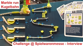 Kosmos Gecko Run Murmelbahn-Wettkampf @ Spielwarenmesse 25 – Kugelbahn XXL Set + Action Starter