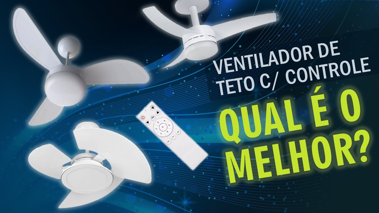 👉👉 Qual é o melhor ventilador de teto com controle remoto? 😀🍃 Ventilador de teto silencioso