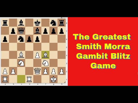 The Greatest Ever Smith Morra Gambit Blitz Game | Marc Esserman vs Vadim Martirosov: Harvard  2008